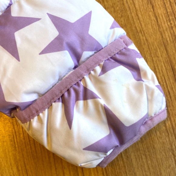 Girls’ Swiss Tech White and light purple Winter Puffer Jacket Coat 18 Months - Picture 5 of 8